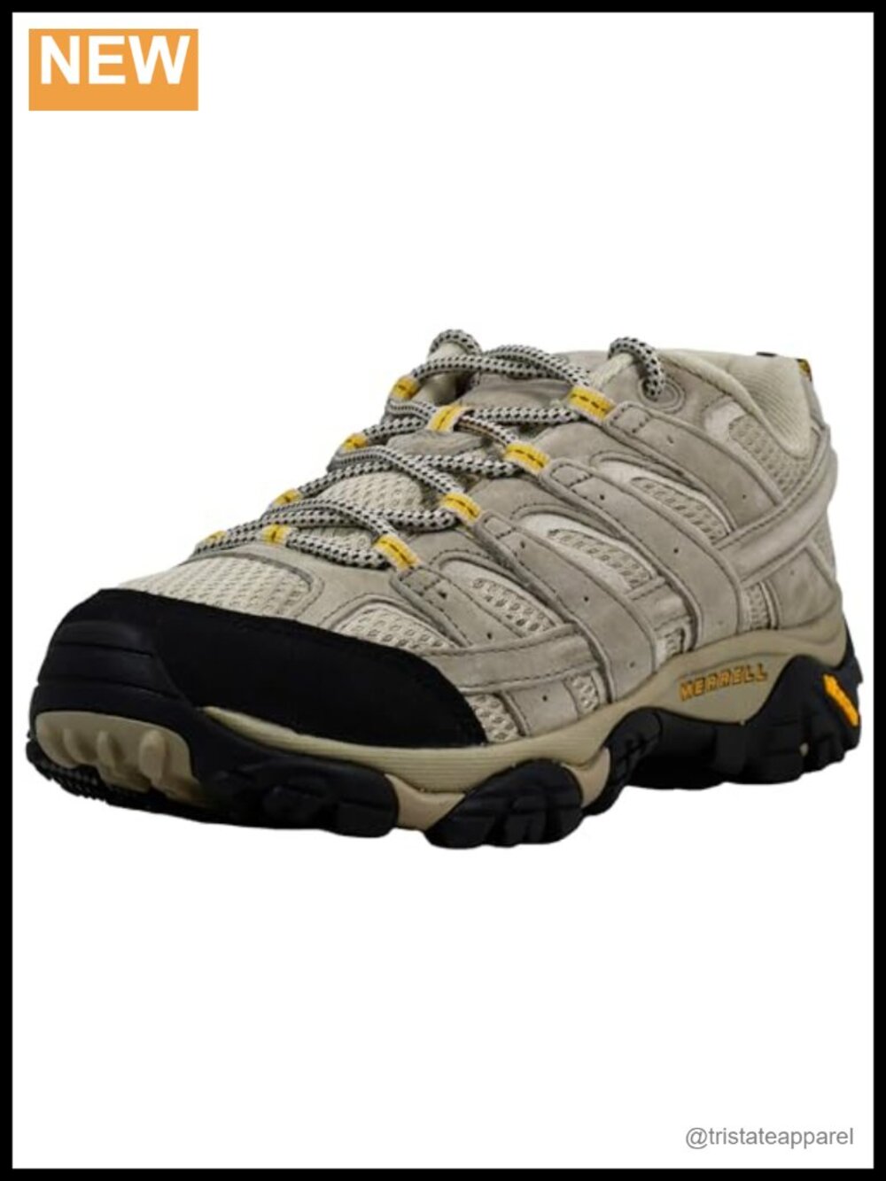 Merrell Moab 2 Vent Hiking Shoes Pigskin Leather Mesh Lace-Up
